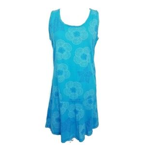 Cantoo S Small Shift Dress Turquoise Blue Sea Shel
